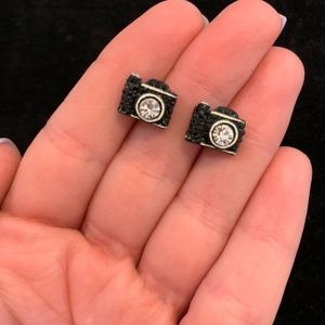 Betsey Johnson Camera Earrings